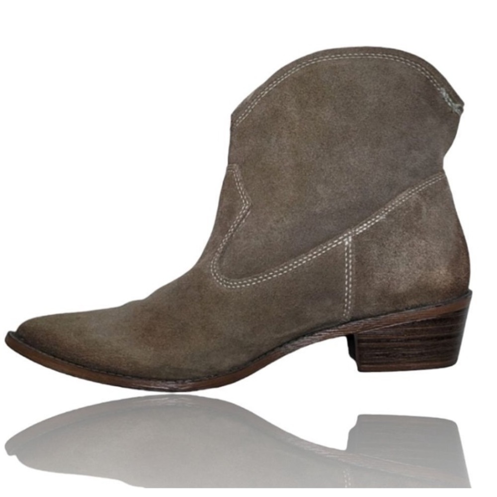 Mission suede cowgirl booties